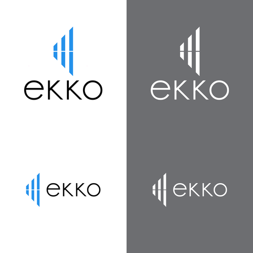 SIMPLE LOGO - ekko Letters then dm after Design by Diprozoarder