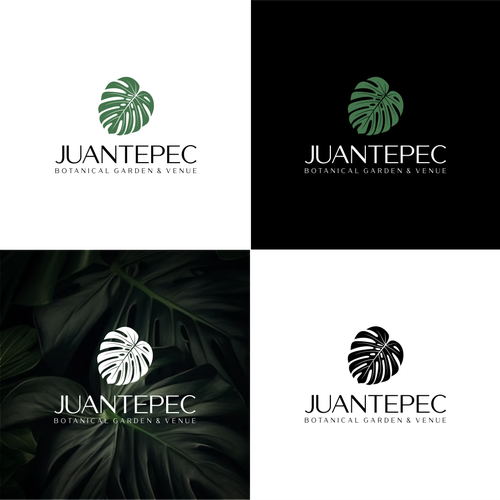 Botanical garden & Venue Logo creation (we would like to use the leaf as a cut out on a steel plaque (with holes in the  Design by Unintended93