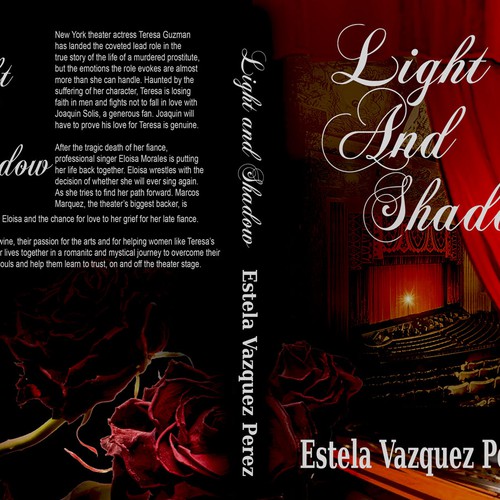 book or magazine cover for Maria E. Vasquez Design by DHMDesigns