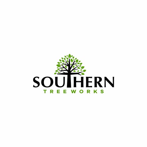 sleek and professional logo for a tree business Design by industrial brain ltd