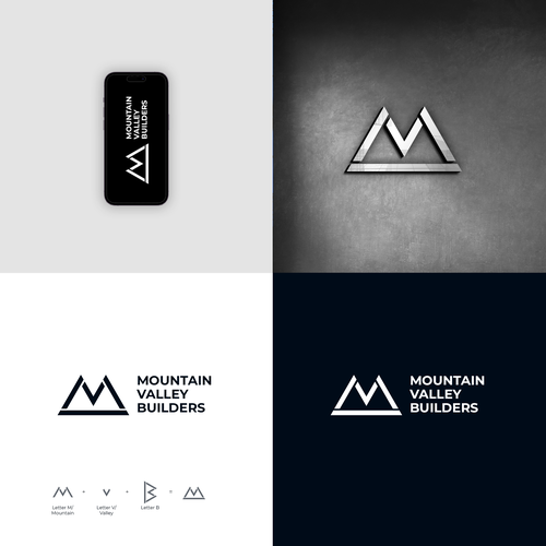 Custom Builder logo to appeal to high end clients. Design by Striker29