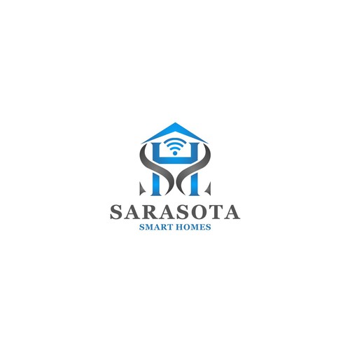 Sarasota Smart Homes logo for our company that does technology innovations and installations Design by ariagatha