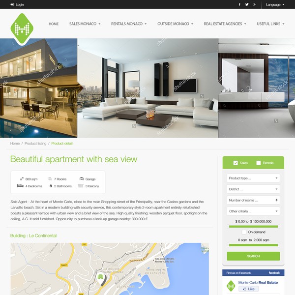 Redesign Real Estate Portal/Website