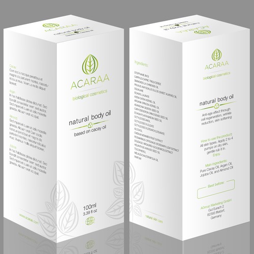 Creative Packaging Design for Natural Cosmetic Line Design by milan.kelecevic