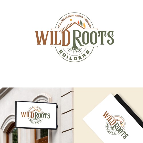 Design di Logo for Wild Roots Builders – Eco-Friendly, Whimsical Outdoor Spaces di websmartusa