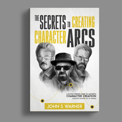 Design a Book cover about creating memorable fictional characters Design by 3dicon