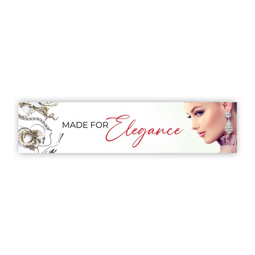 Design an exciting, vibrant Jewellery Banner! Design by XAM76
