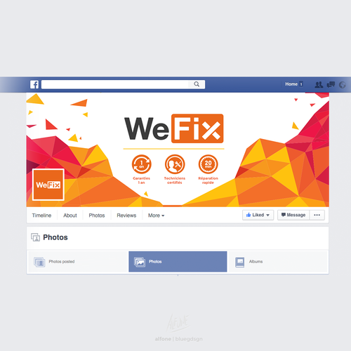 Facebook cover contest entry by bluegdsgn