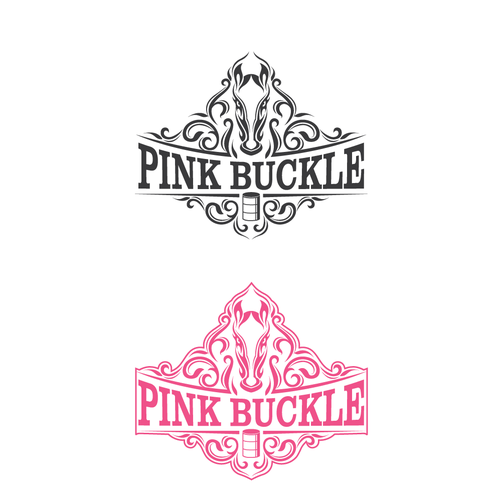Pink Buckle World Championship Barrel Futurity Logo &amp; brand identity