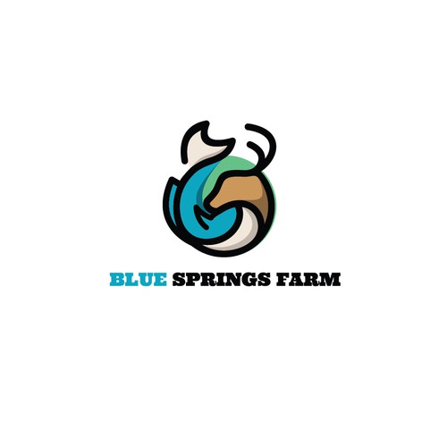 Logo for our Der hunting and bass fishing recreational farm Design by mariam.mahrous