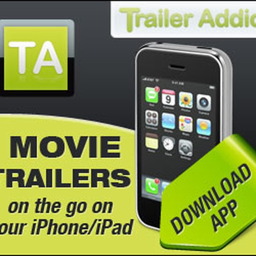 Help TrailerAddict.Com with a new banner ad Ontwerp door BannerSquare