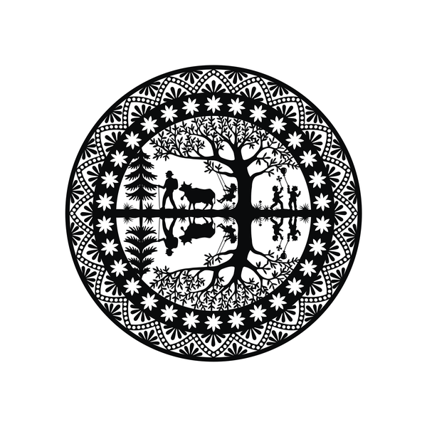 Mountain Parking (laser cut design)