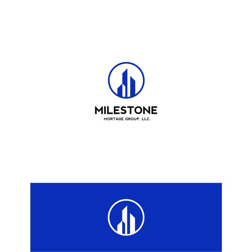 Milestone Mortgage Logo Design by Ajiswn