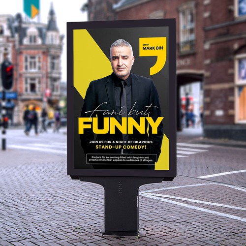 Poster design for Stand up Show Design by Tan-D