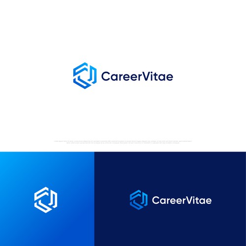 Logo for new tech platform showcasing dynamic CVs Design by Syarif Maulana