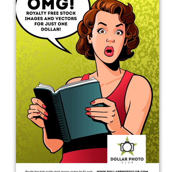 Print ad for dollarphotoclub.com