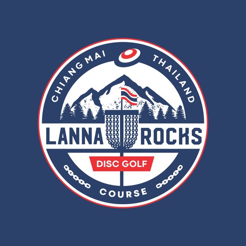 Logo Design for the gorgeous - Lanna Rocks Disc Golf Course - in Chiang Mai Thailand Design by Rozak Ifandi