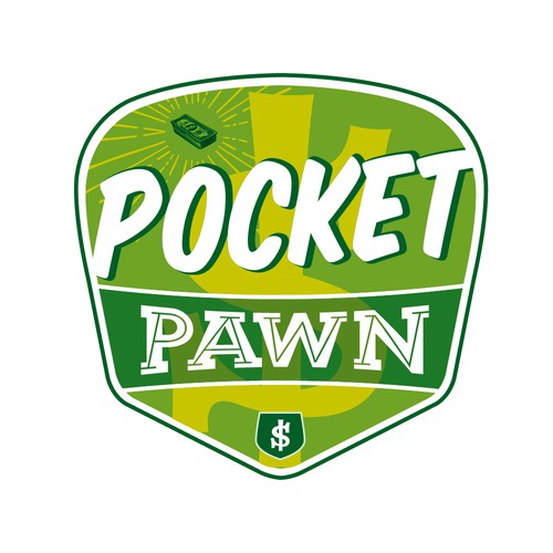 Create a unique and innovative logo based on a "pocket" them for a new pawn shop. Réalisé par MW Logoïst♠︎