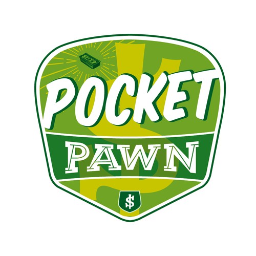 Create a unique and innovative logo based on a "pocket" them for a new pawn shop. Design por MW Logoïst♠︎