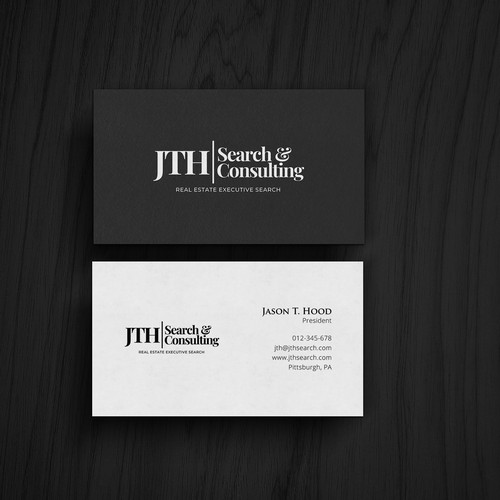 Business Card Design for Executive Search Firm Design by kaylee CK