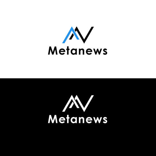Design a logo for a web3 News platform called MetaNews Design by Mycrodesign