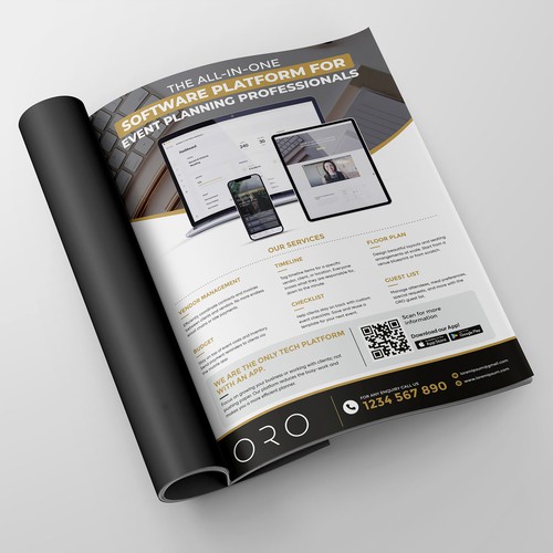 Creative Magazine Ad for A High Tech Platform Design by Shreya007⭐