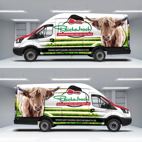 Enviroment friendly Butcher Car Design Design by Tanny Dew ❤︎