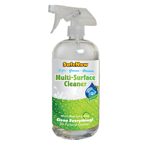 SafeNow MultiSurface Cleaner Product label contest