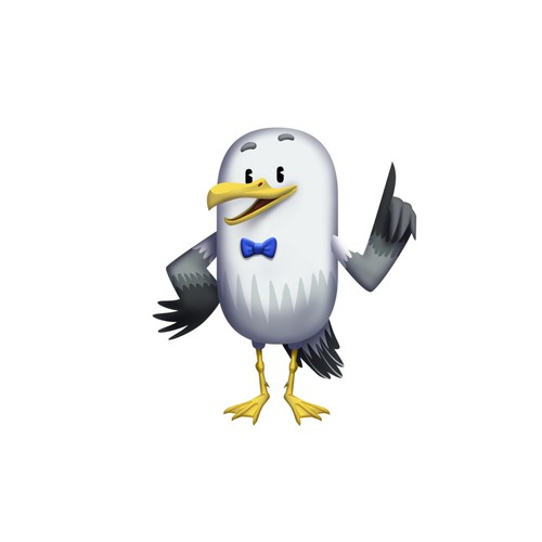 Diseño de We need a Seagull mascot de Mr Feo