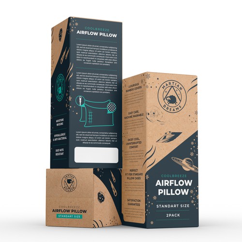 Fun Carton Design for a Super Airflow Pillow Design by Ny.Studio's