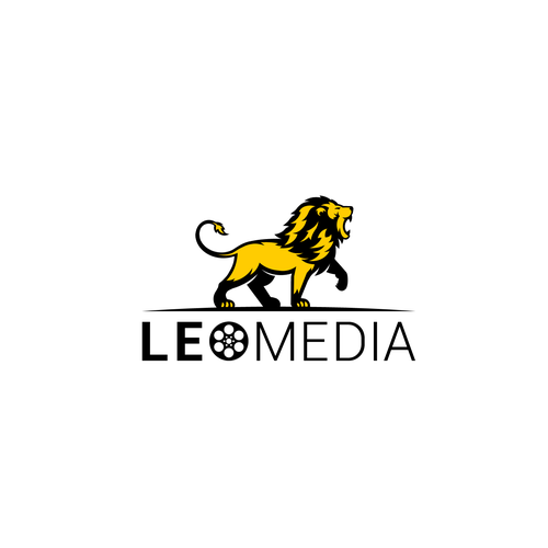 Logo for "LEO MEDIA", a media designer company, working mostly, but not only, as (live) cameraman Design by shyne33