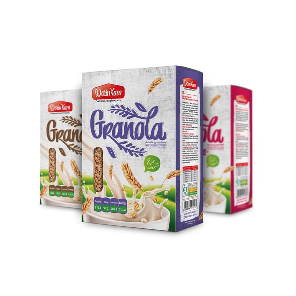 Design by Navid Sharifi titled "Oatmeal packaging design"