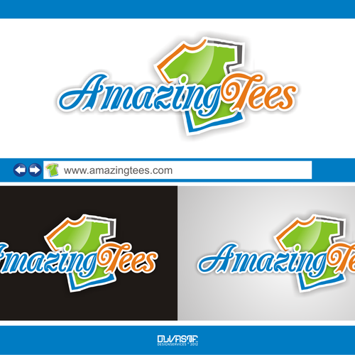 AmazingTees needs a new logo Design by DLVASTF ™