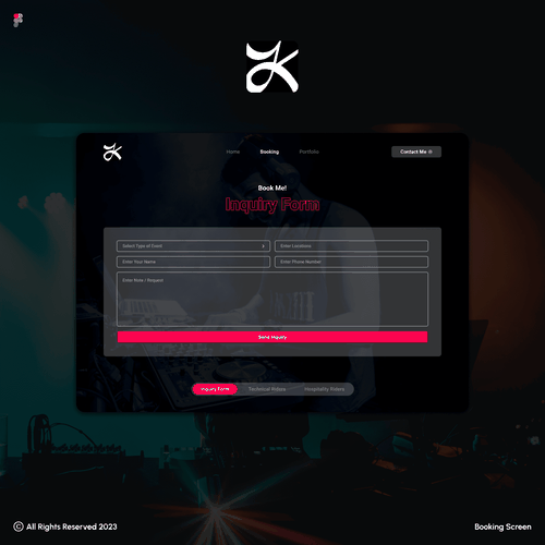 dj karma - playing good music since 2007 Design by Imanuel Aji