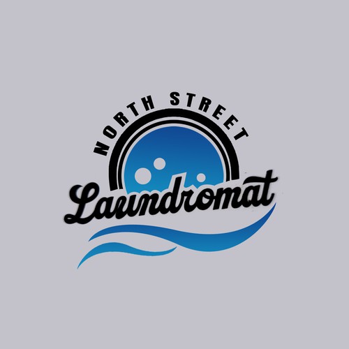 We need a powerful "Laundromat" logo Design by Sukrawinata