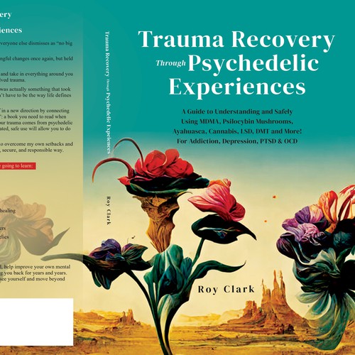 Book Cover Design for Psychedelic Experiences & Trauma Healing Book Design by libzyyy