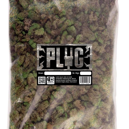 Design an urban looking label for a cannabis street brand that specializes in bulk flower sales Design by m(e_e)m