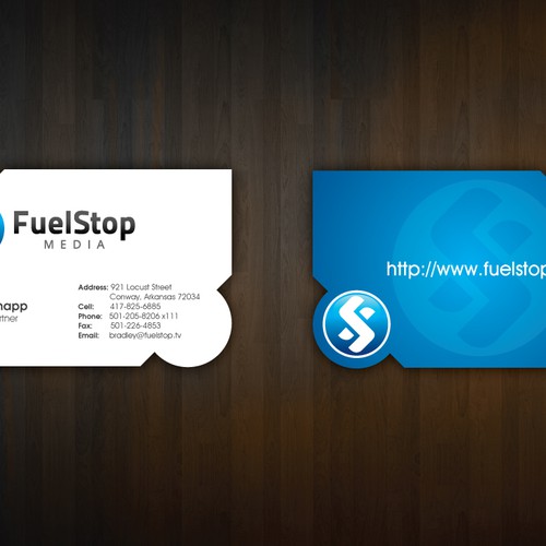 Help Fuel Stop Media with a new logo and business card Design by Ra Phael