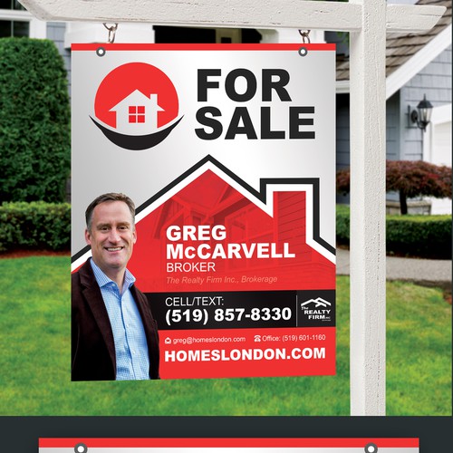  for Sale Banner Sign, Real Estate Sign Banner 5' X 2