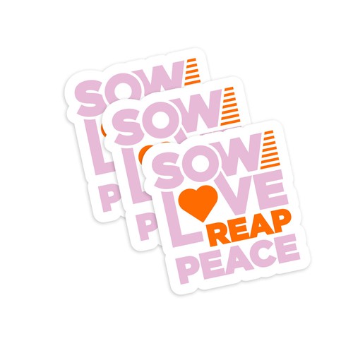 Design A Sticker That Embraces The Season and Promotes Peace Design por mozaikworld
