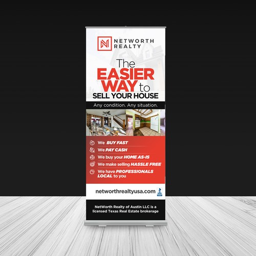 Pop-Up Banner: Sell Us Your House Ontwerp door STMRM