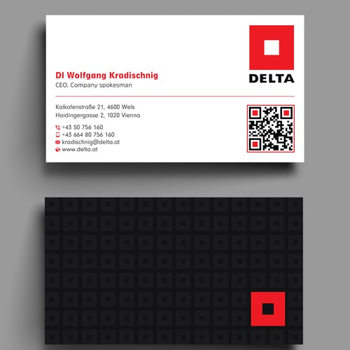 DELTA Business Card Relaunch Design by prosenjit_P