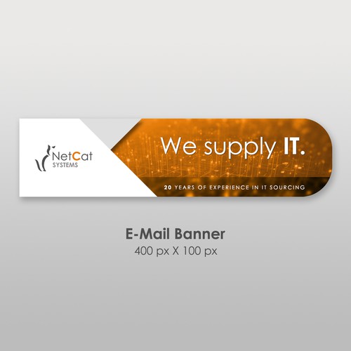 Need a e-mail banner design Design by Wisden