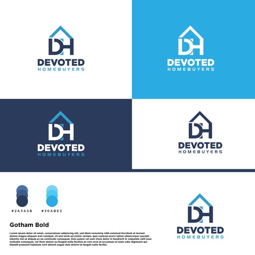 Devoted Homebuyers Logo Design by Spider0421