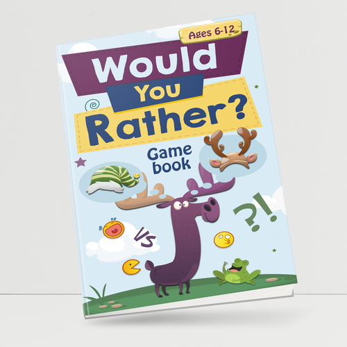Fun design for kids Would You Rather Game book Design por Krisssmy