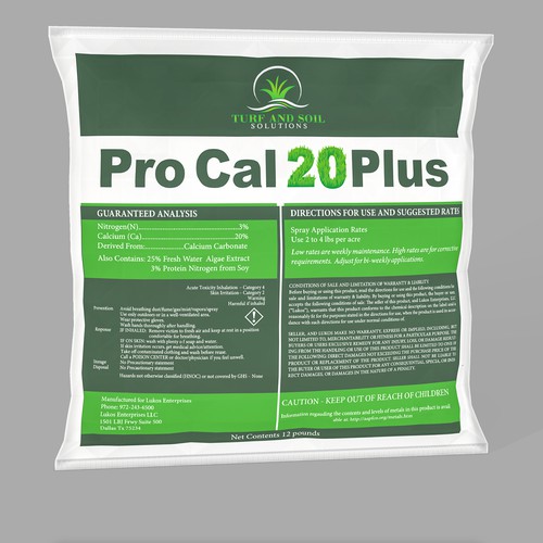 Plant derived fertilizer label template Product label contest