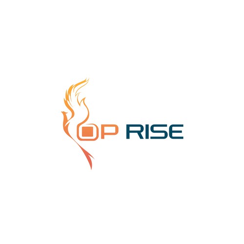 OP Rise Logo! Be inspired, bring your creativity, have some design fun! Design by Arfian Huda