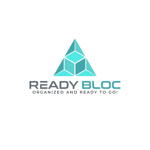 A "block" logo that is "ready" to go at the shot of the starters gun! Design by Midas™ Studio`s