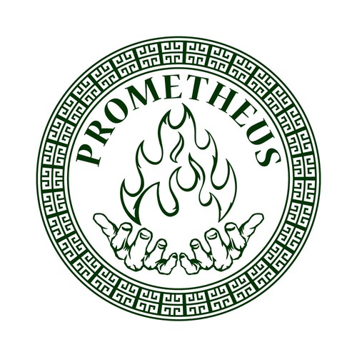 Prometheus God of Fire : logo design Design by AlarArtStudio™