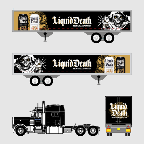 Liquid Death - Death to Plastic Design by ET Collectiva